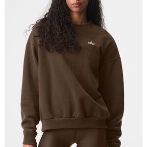 Alo accolades crewneck in expresso